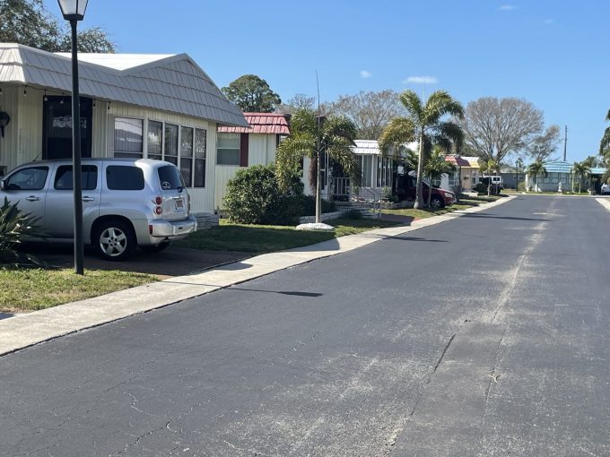 Street view of homes in Ranchero Village