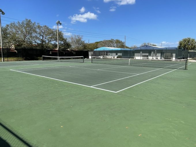 Tennis courts