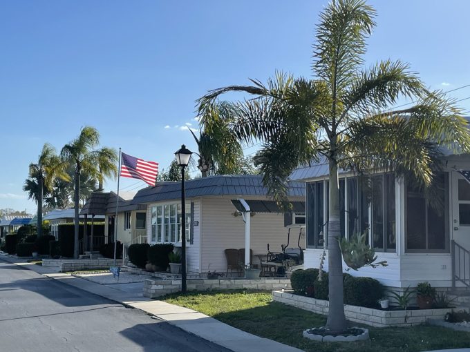 Street view of homes in Ranchero Village