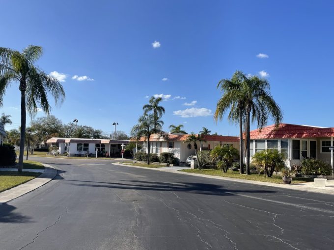 Street view of homes in Ranchero Village