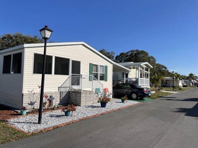 Street view of homes in Ranchero Village