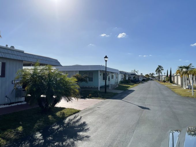 Street view of homes in Ranchero Village